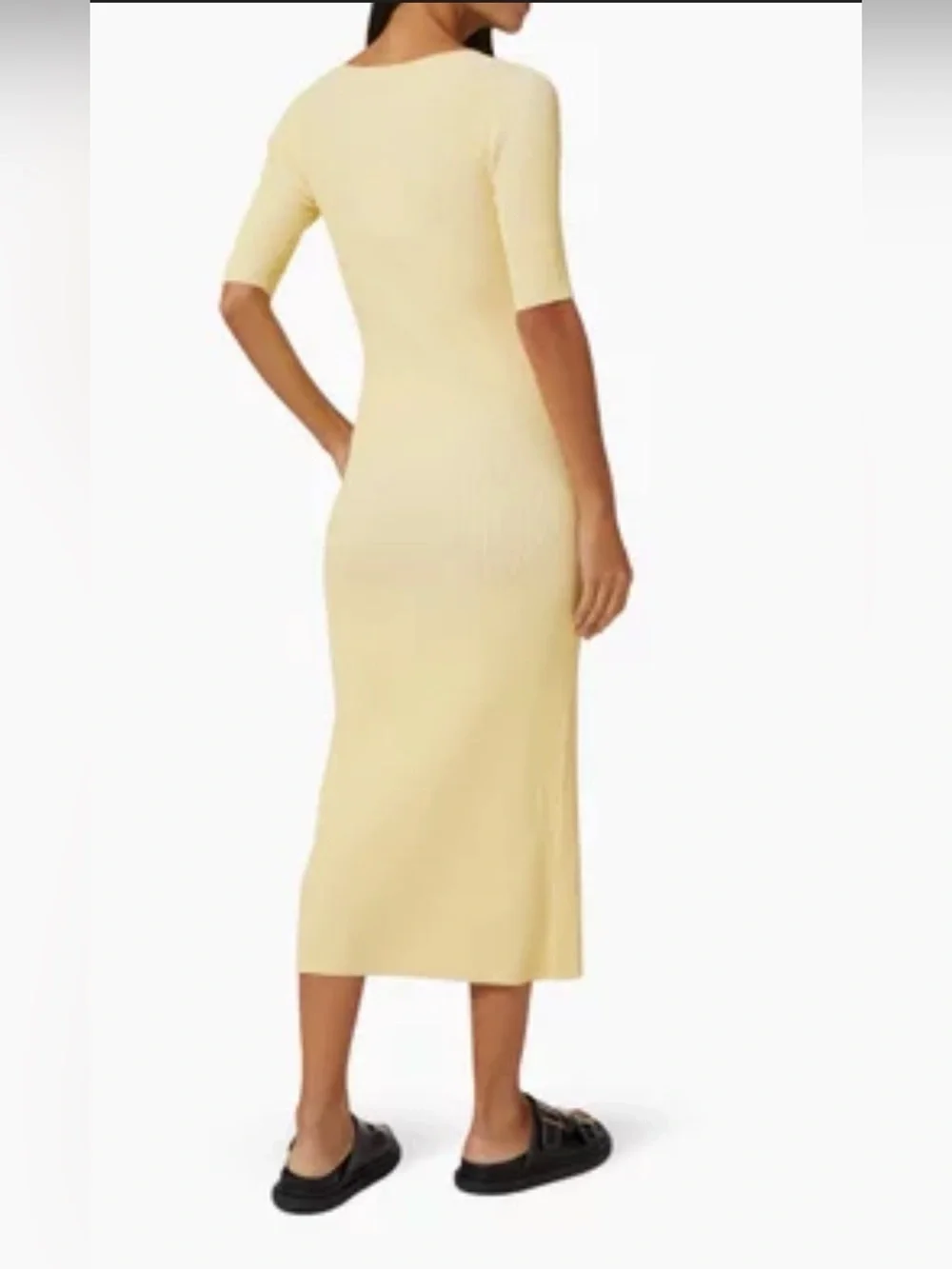 Ganni slim ribbed
